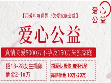 龙南捐卵助孕生子 爱心志愿者招募